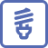 interior and exterior lighting icon