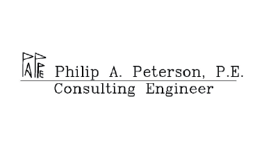 philip a peterson, p.e. consulting engineering logo